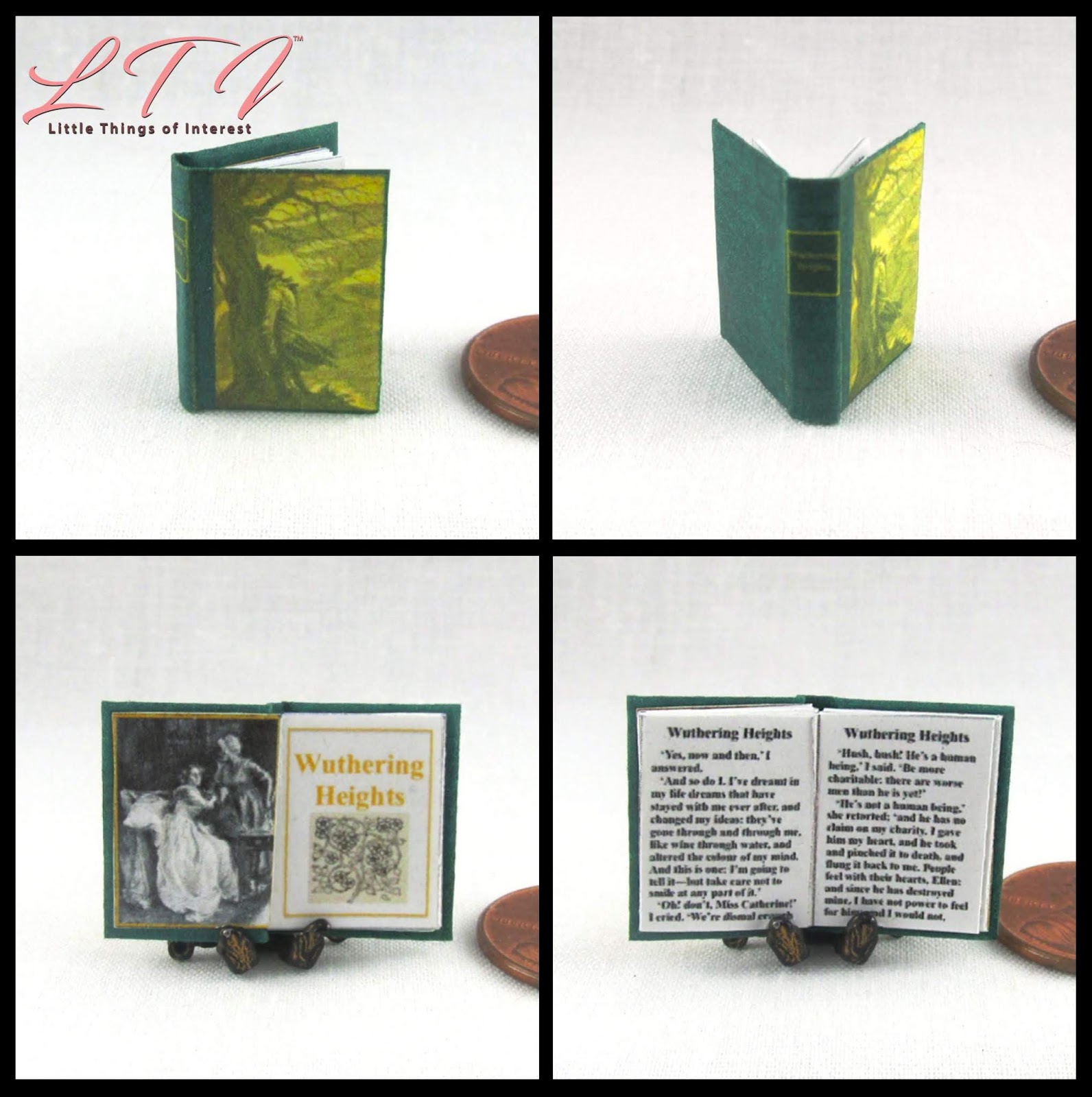 Miniature Dollhouse Books Bront Blog
