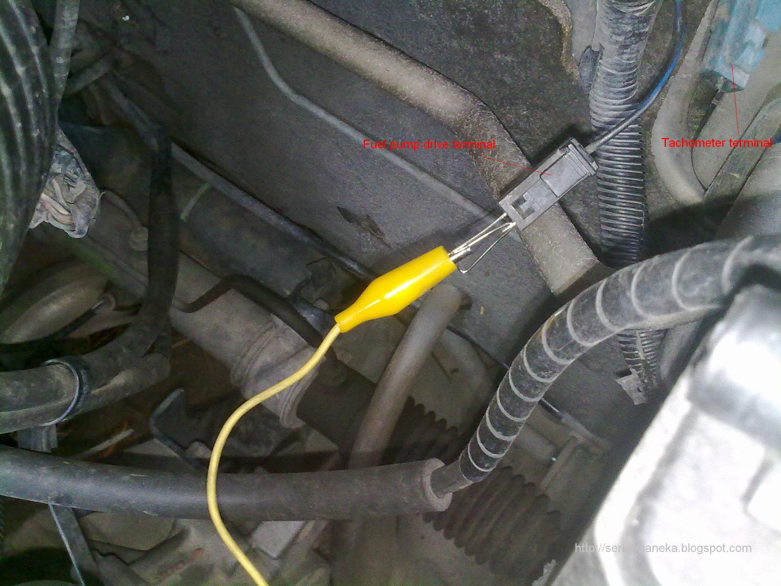 D.I.Y. SERBAMANEKA: Proton Waja Fuel Pump Drive Terminal Cara Koman