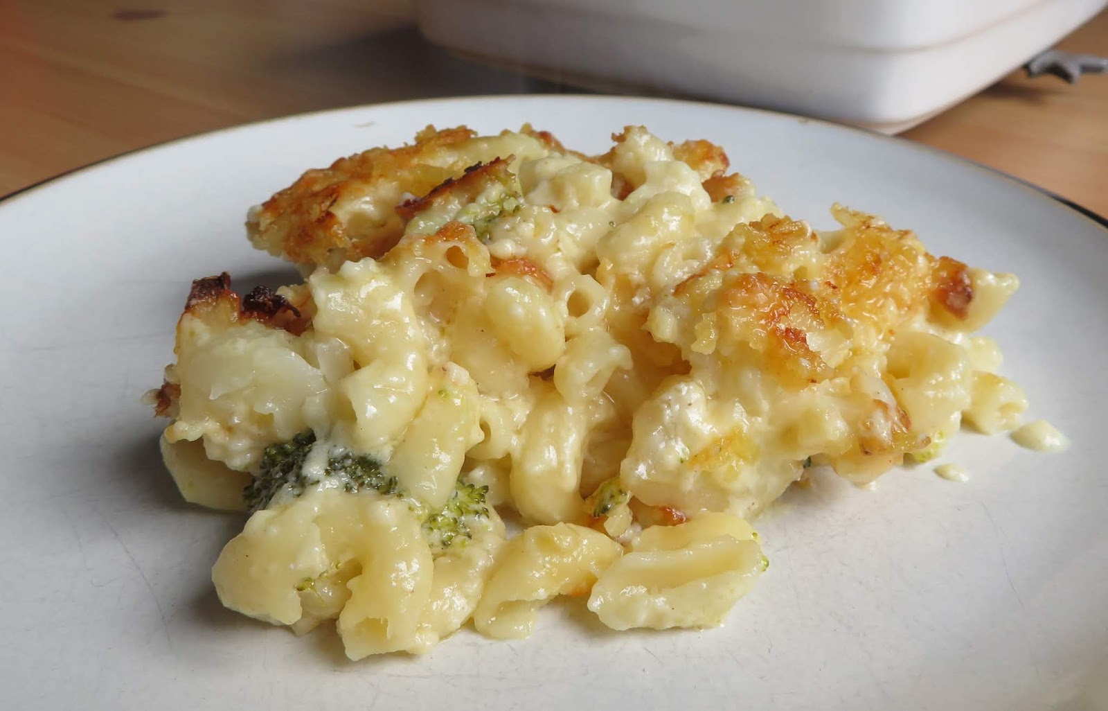 Broccoli & Cauliflower Mac & Cheese for two The English Kitchen