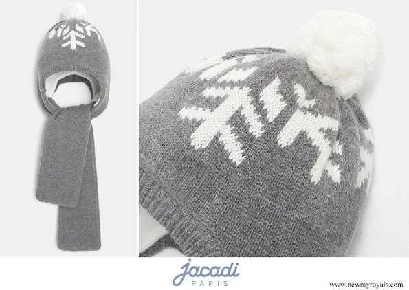 Prince Charles wore Jacadi Toddler boy hat-scarf