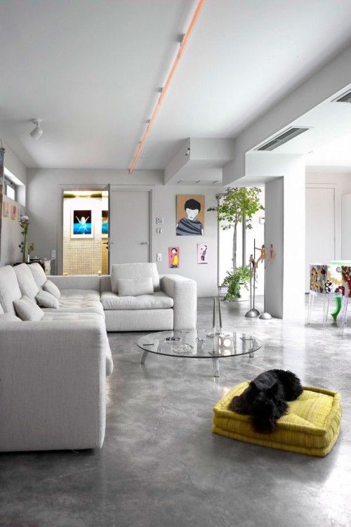 Decoración · Acabado cemento en suelos