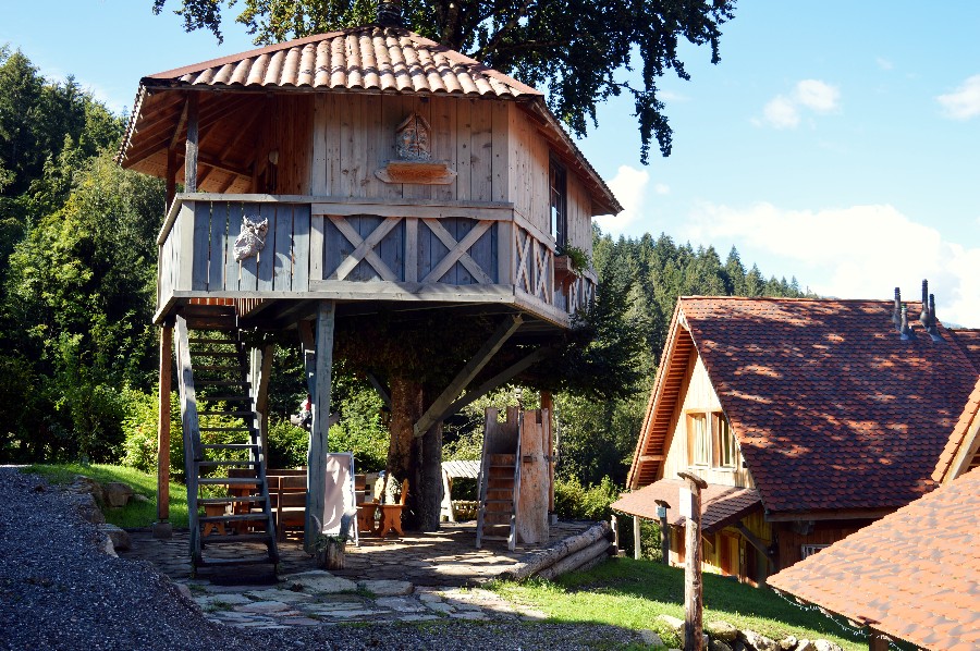 Dormire in una casa sull'albero al Dolomiti Village di Ravascletto -  Montagna di Viaggi