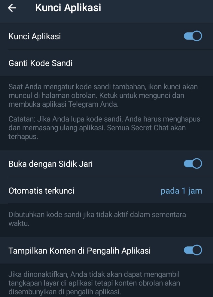 Cara Kunci Telegram Tanpa Aplikasi Pembantu Pondoktekno Com