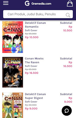 Jual komik detektif conan murah