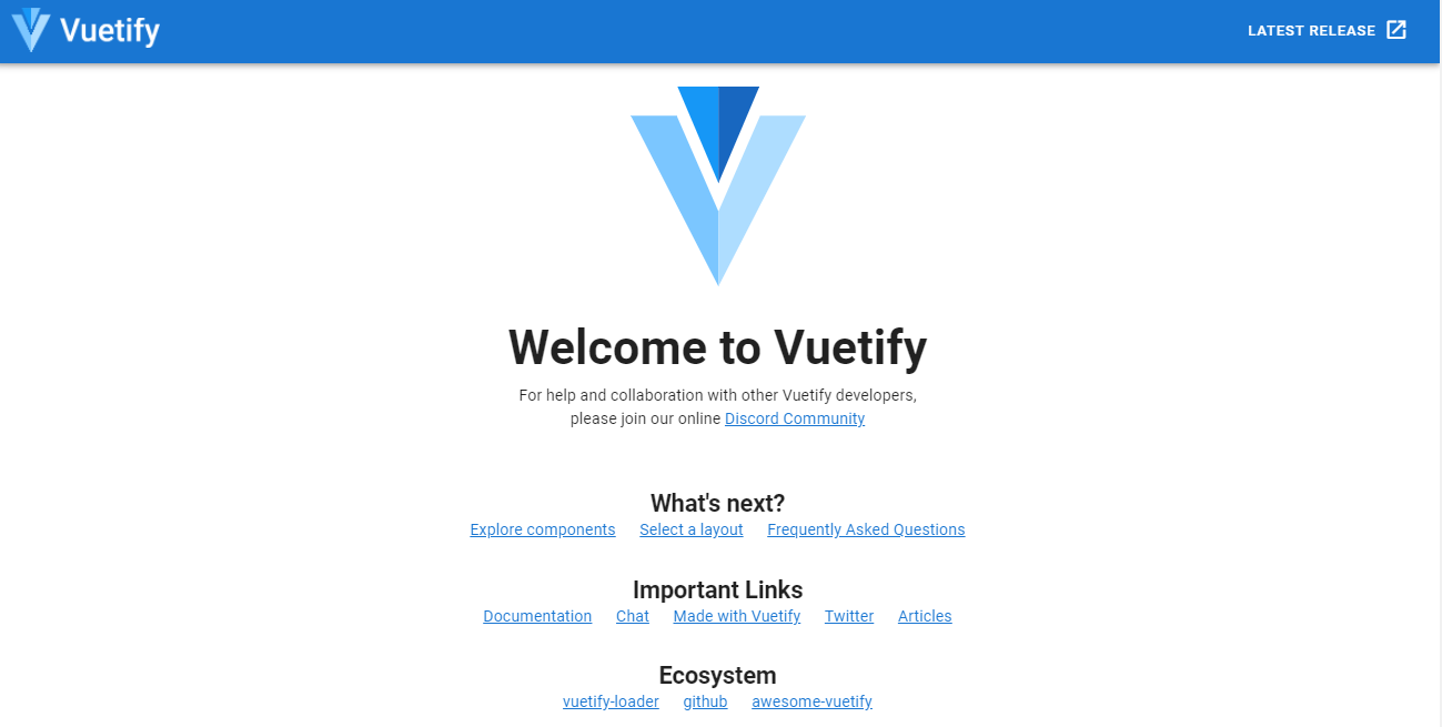 Apa itu Vuetify?, dan Bagaimana Cara Menggunakannya pada Vue Js - Sahretech