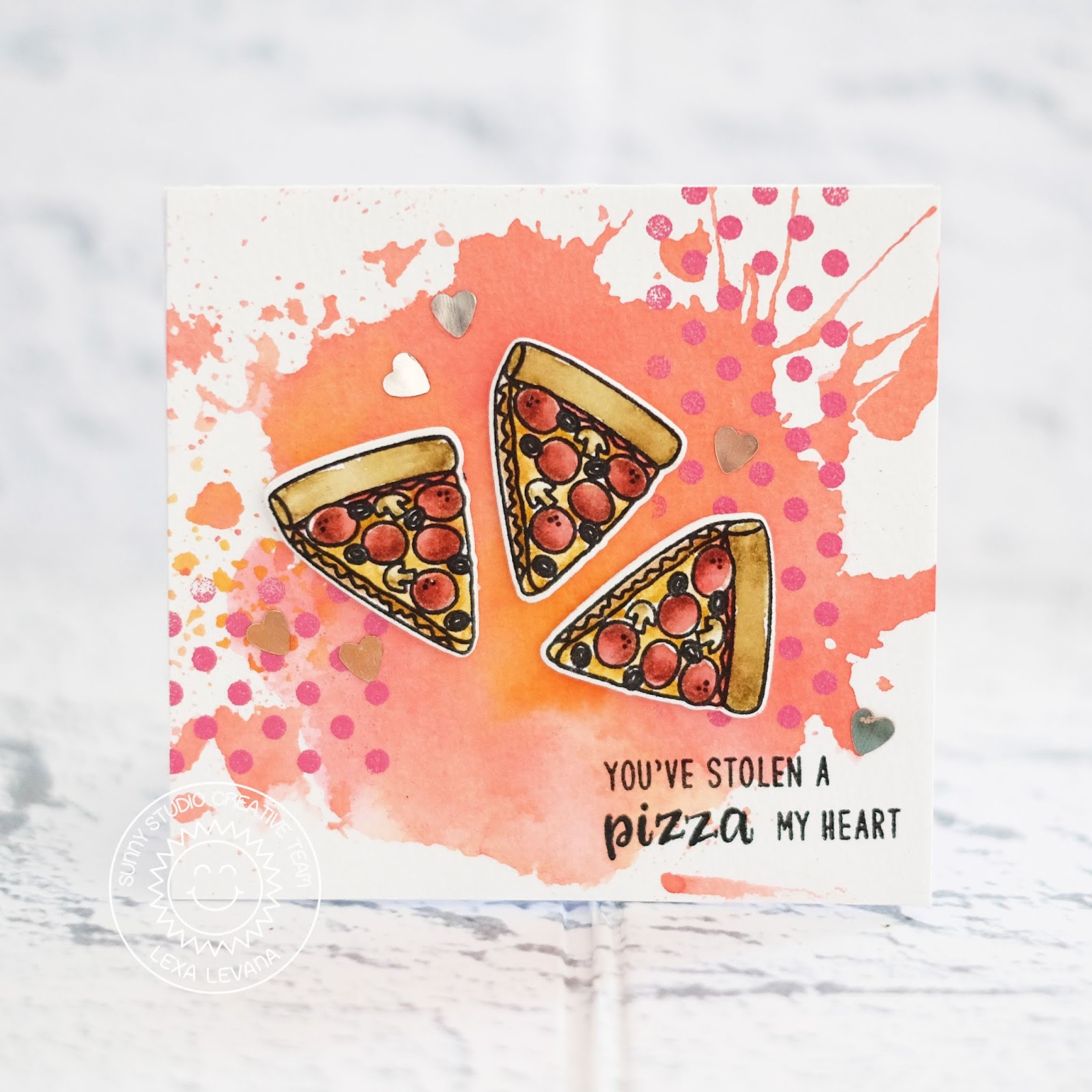 Lexa S Artsy Corner Sunny Studio Pizza My Heart lexa s artsy corner blogger