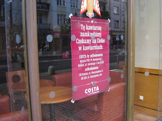 Costa Cafe, Gdynia, ul. Świętojańska, zamknięcie