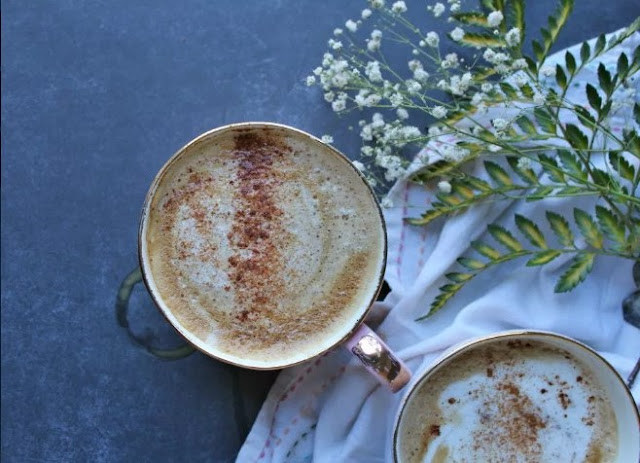 Paleo & Whole30 Cinnamon Vanilla Latte #drinks #healthy