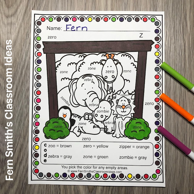 Click Here to Download This Alphabet Book From A to Z Color By Code Resource for Your Classroom Today!