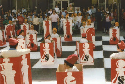 Festival de ajedrez en Sant Sadurní en 1990