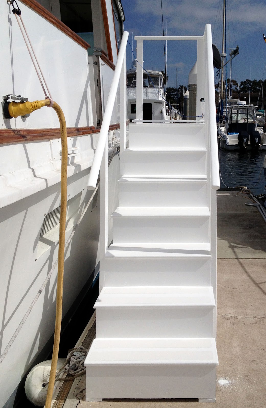 Yacht Empress New Safe Dock Stairs
