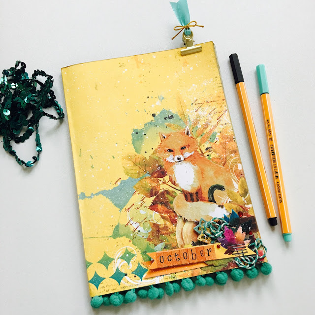 DIY Planner by Angela Tombari using BoBunny Dreams of Autumn Collection