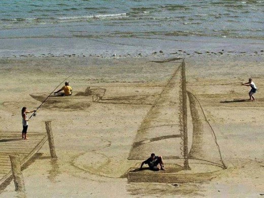 Κάνε καμβά σου την άμμο