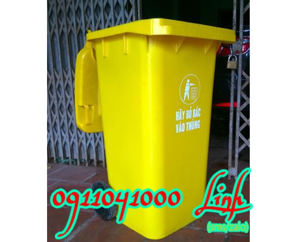 Thùng rác công cộng 120L, 240L nắp đậy kín giá mềm toàn quốc 2018-21-11-09-05-37