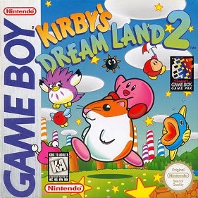 Cover art for the the GB game Kirby's Dream Land 2.