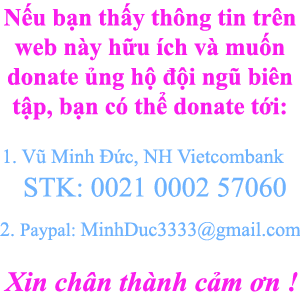 Donate - Ủng hộ