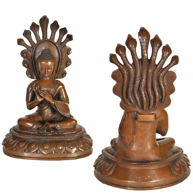 Buy Lord Nagarjuna Sculpture, The Saint That Emerged From The Serpent Kingdom