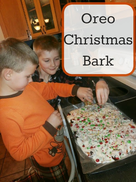 Oreo Christmas bark and More Holiday Fun