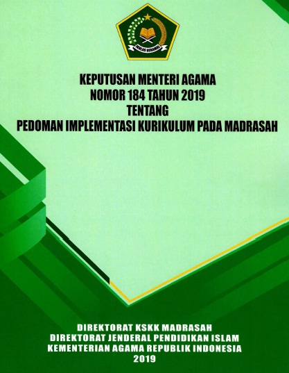 KMA 184 TAHUN 2019 TENTANG PEDOMAN IMPLEMENTASI KURIKULUM PADA MADRASAH