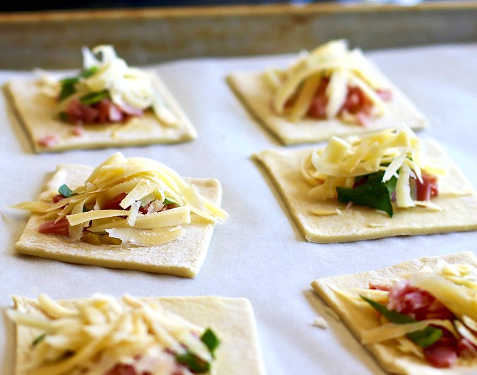 Ham-And-Cheese Puff Pastries Recipe