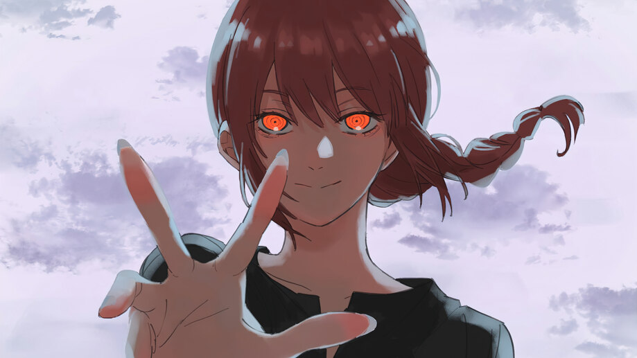 Makima Chainsaw Man Anime 4K #5021b Wallpaper PC Desktop