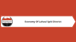 Economy Of Lahaul Spiti District