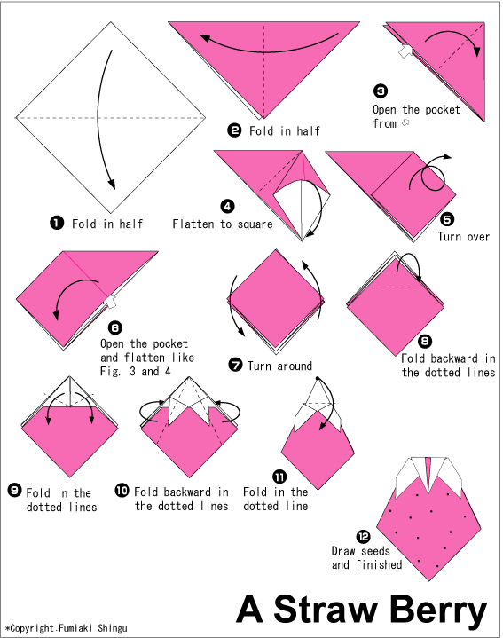 Free Printable Origami Rose