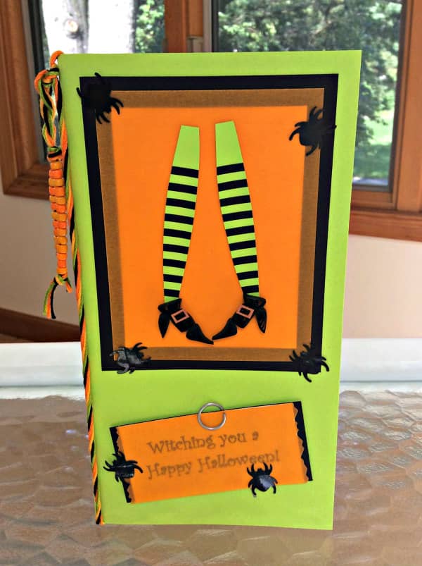 Make a Quilled Halloween Witch Card