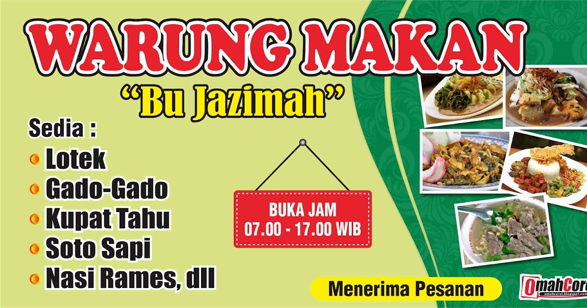 17 Desain Banner  Warung Makan Inspirasi Terbaru 