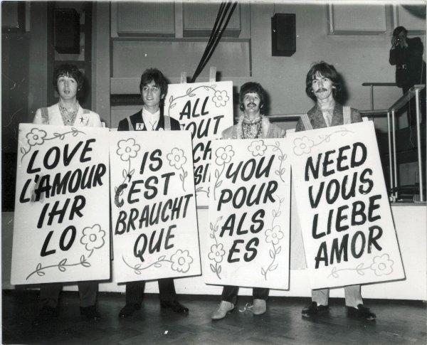 Meet The Beatles For Real The Beatles With Sandwich Boards