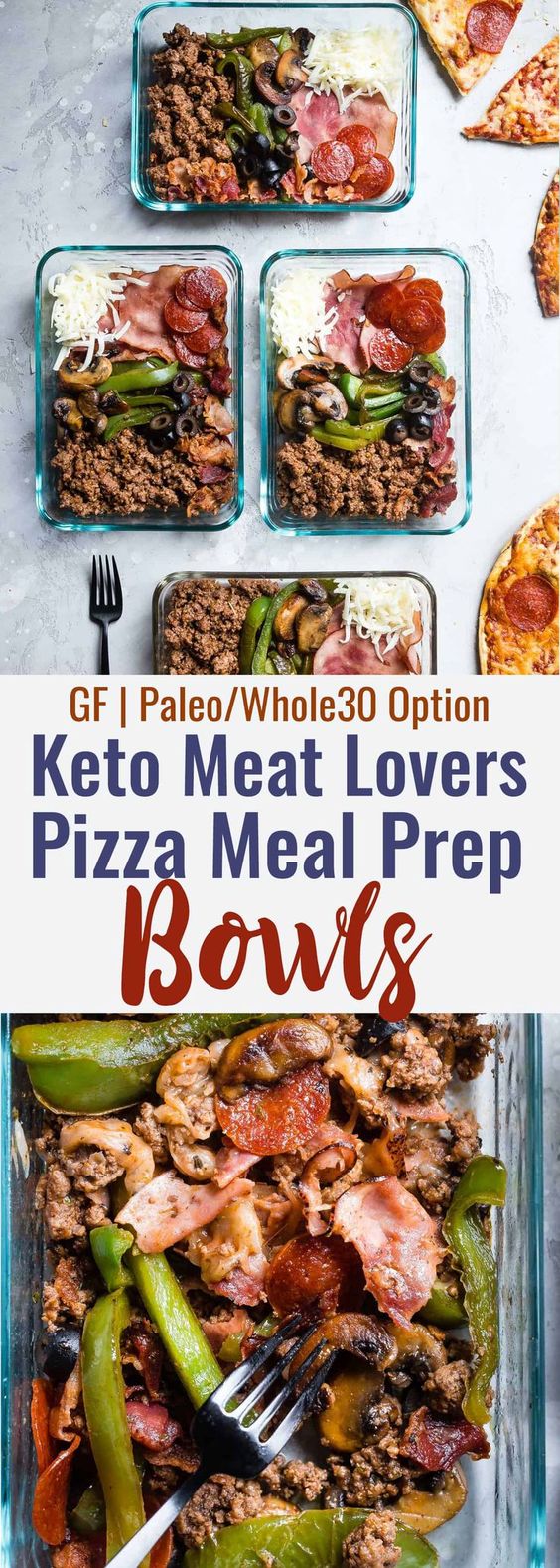 KETO LOW CARB PIZZA MEAL PREP BOWLS KETO LOW CARB PIZZA MEAL PREP BOWLS