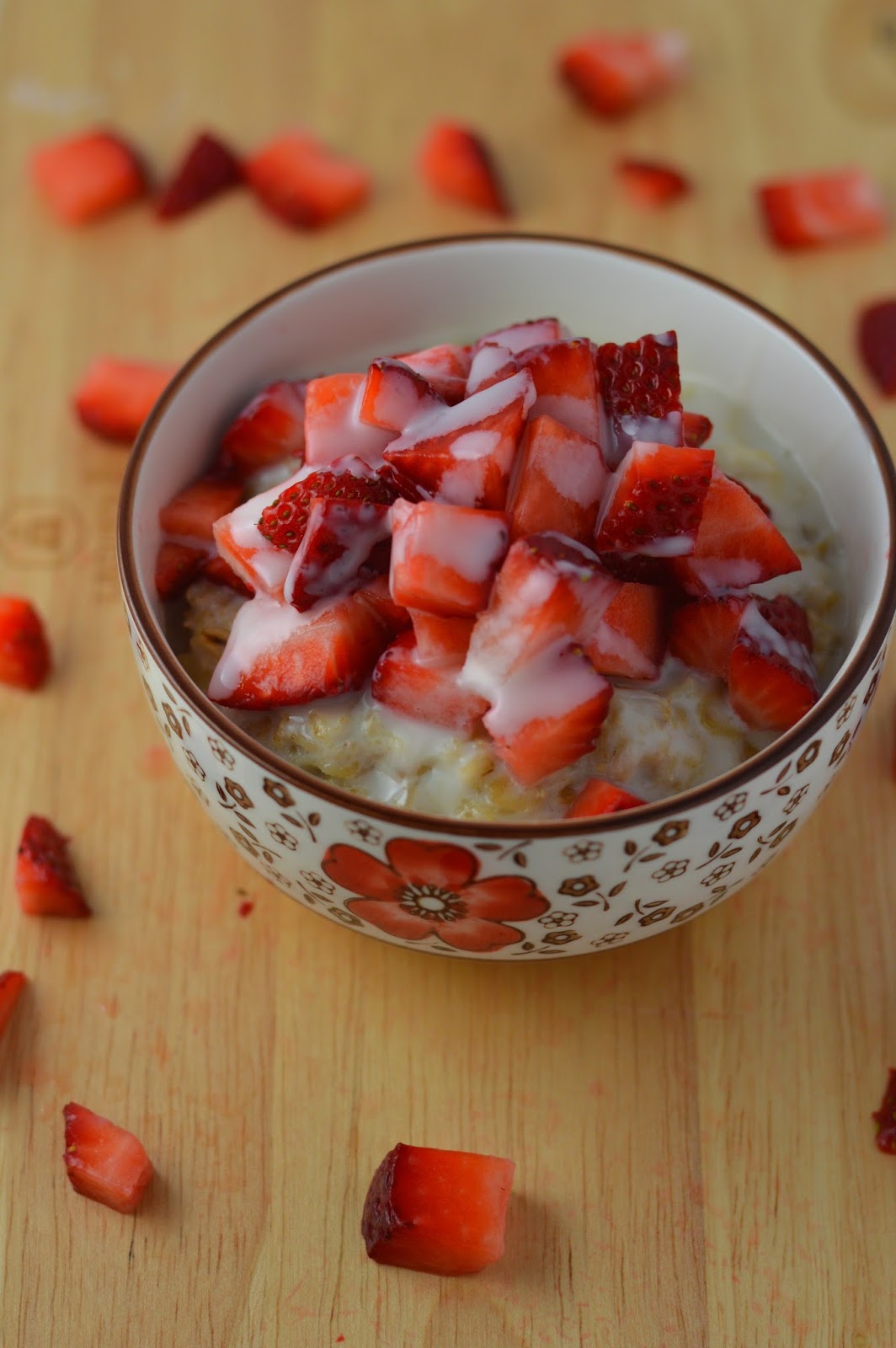 Strawberries and Cream Oatmeal