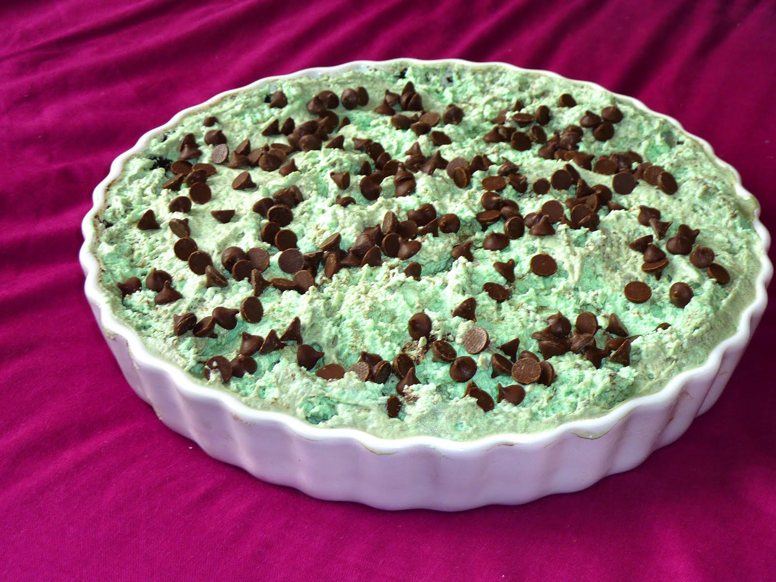 ChocolateChip Mint AeroMousse Pie Whimsical Cookery