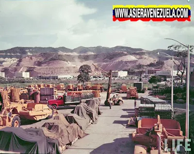 Así se preparaba todo para la construcción de  Colinas de Bello monte