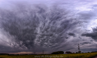 Wetterfotografie Gewitterjagd Nikon Münsterland Mammatuswolken