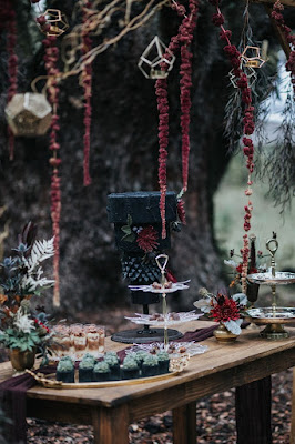 Mind-blowing Halloween Theme Inspiration - Get Creative with Your Decorations Decorative skull-wedding ideas-Halloween-Weddings by KMich-Philadelphia Centerpiece Idea
