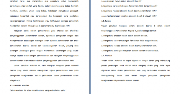 Contoh Makalah Sistem Pemerintahan Indonesia