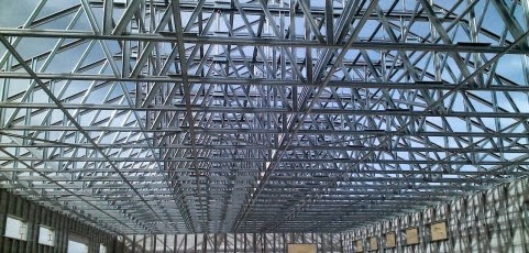 BENGKEL LAS (ALKAHFI IRON WORK): RANGKA ATAP BAJA RINGAN