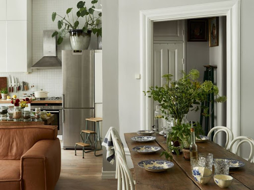 Decoración vintage en un apartamento de hoy