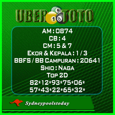 Prediksi Sentana Sydney 13 Juli 2021 Syair Mantull