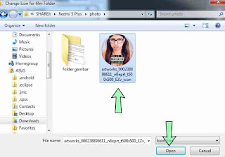 Cara mengganti icon folder windows 7