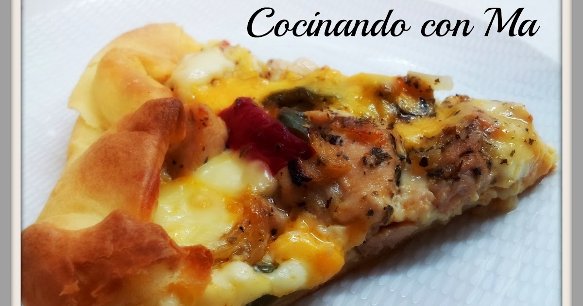 Quiché de Pollo al Curry con Queso Cocinando Con Má