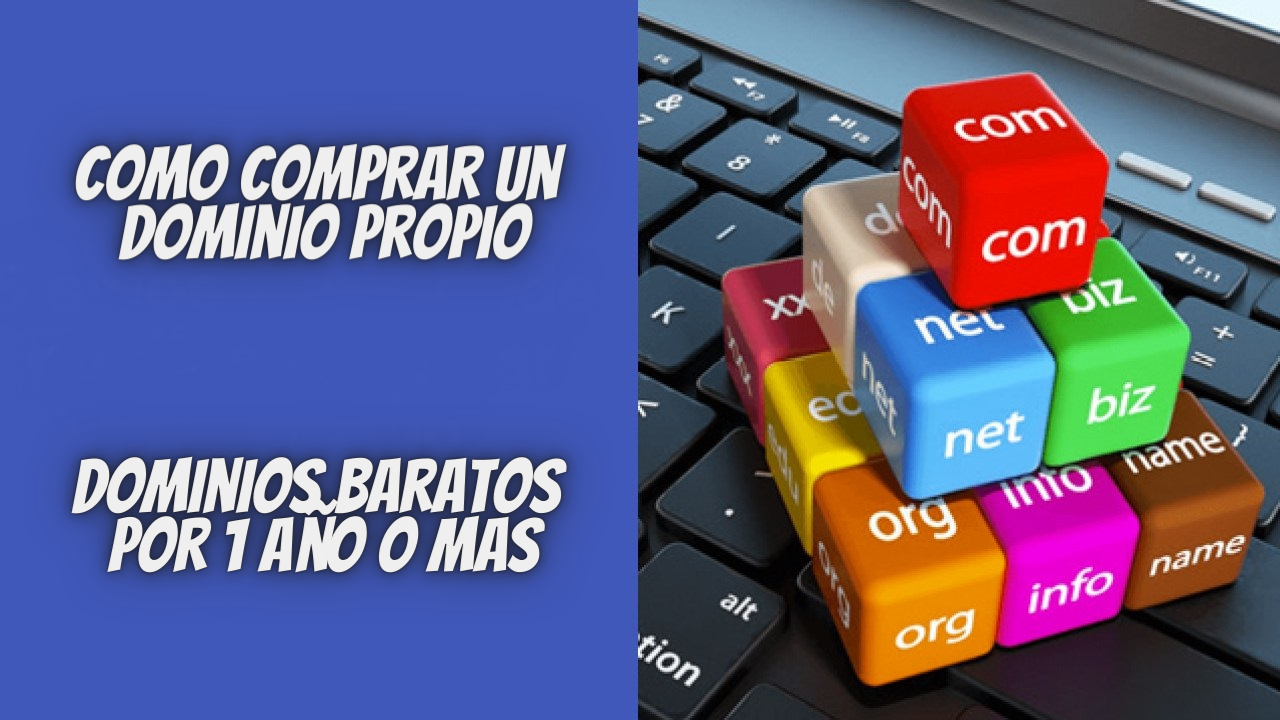 Como comprar un dominio propio Aplicaciones
