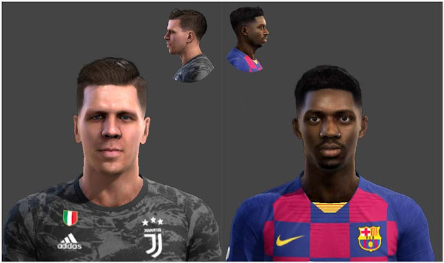 Pes 2013 Wojciech Szczesny And Ousmane Dembele Face Kazemario Evolution
