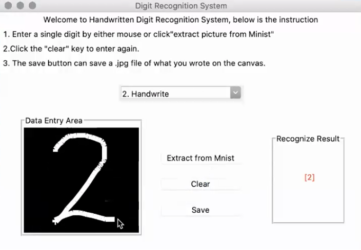 Handwritten Digit Recognition System