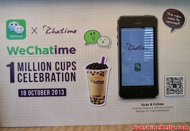 WeChatime 1 Million Cups Celebration, WeChat Malaysia, Chatime Malaysia, WeChat, Chatime, Malaysia, partnership, launch