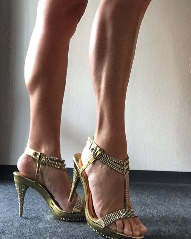 Her Calves Muscle Legs High Heels Calf Muscle