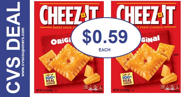 Cheez-It Crackers CVS Deal  8-18 8-24