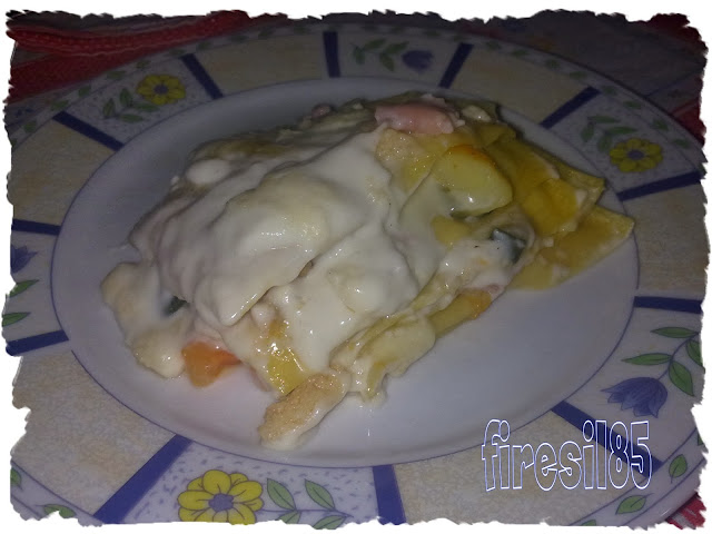 lasagne bianche alle verdure