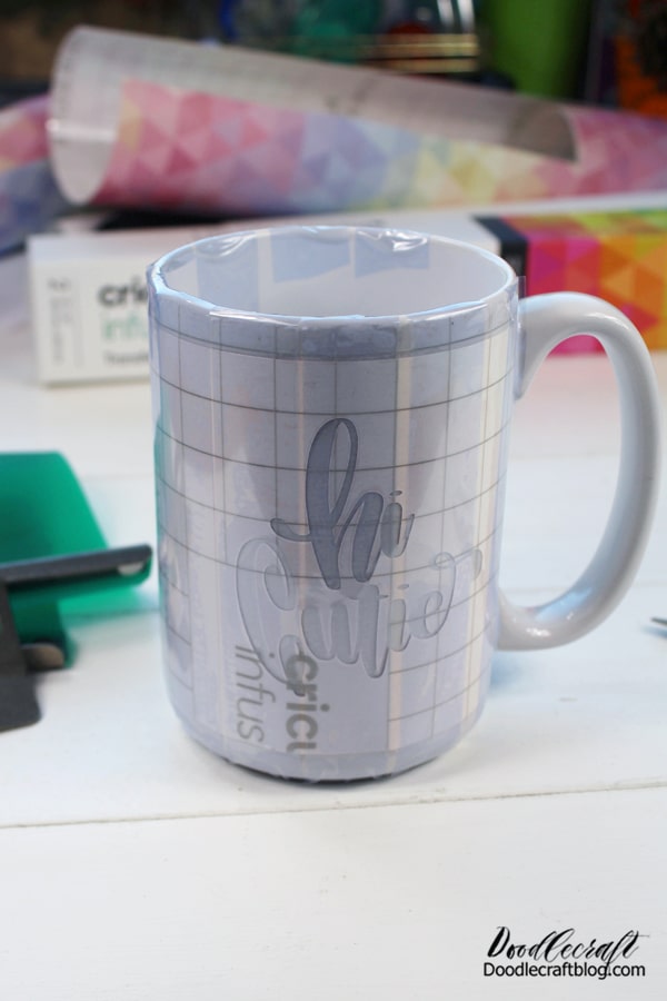 DIY Bitmoji Infusible Ink Mug Made With The Cricut Mug Press
